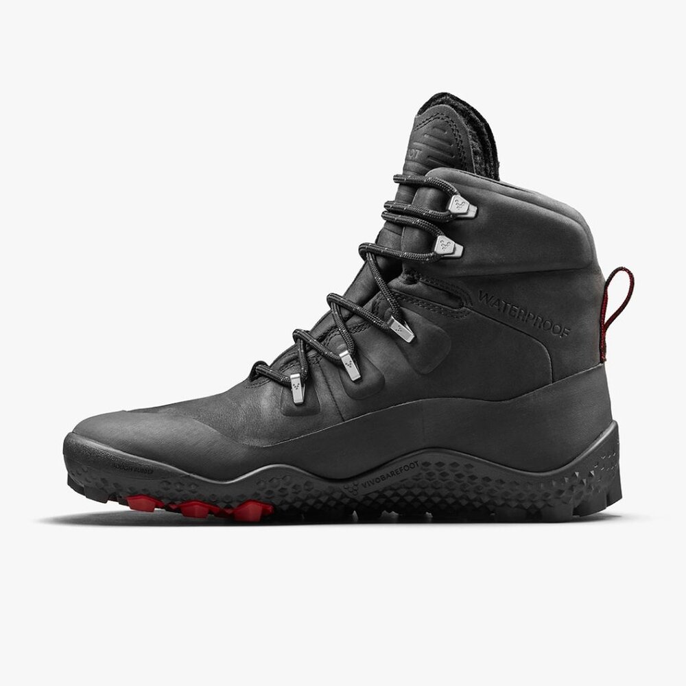 Vivobarefoot Tracker Winter II SG Womens in Obsidian - Picture 3 of 8